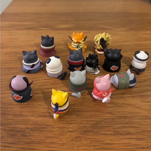 Megahouse Mega Cat Project Nyaruto! series Naruto Shippuden characters set of 14 - Picture 8 of 8
